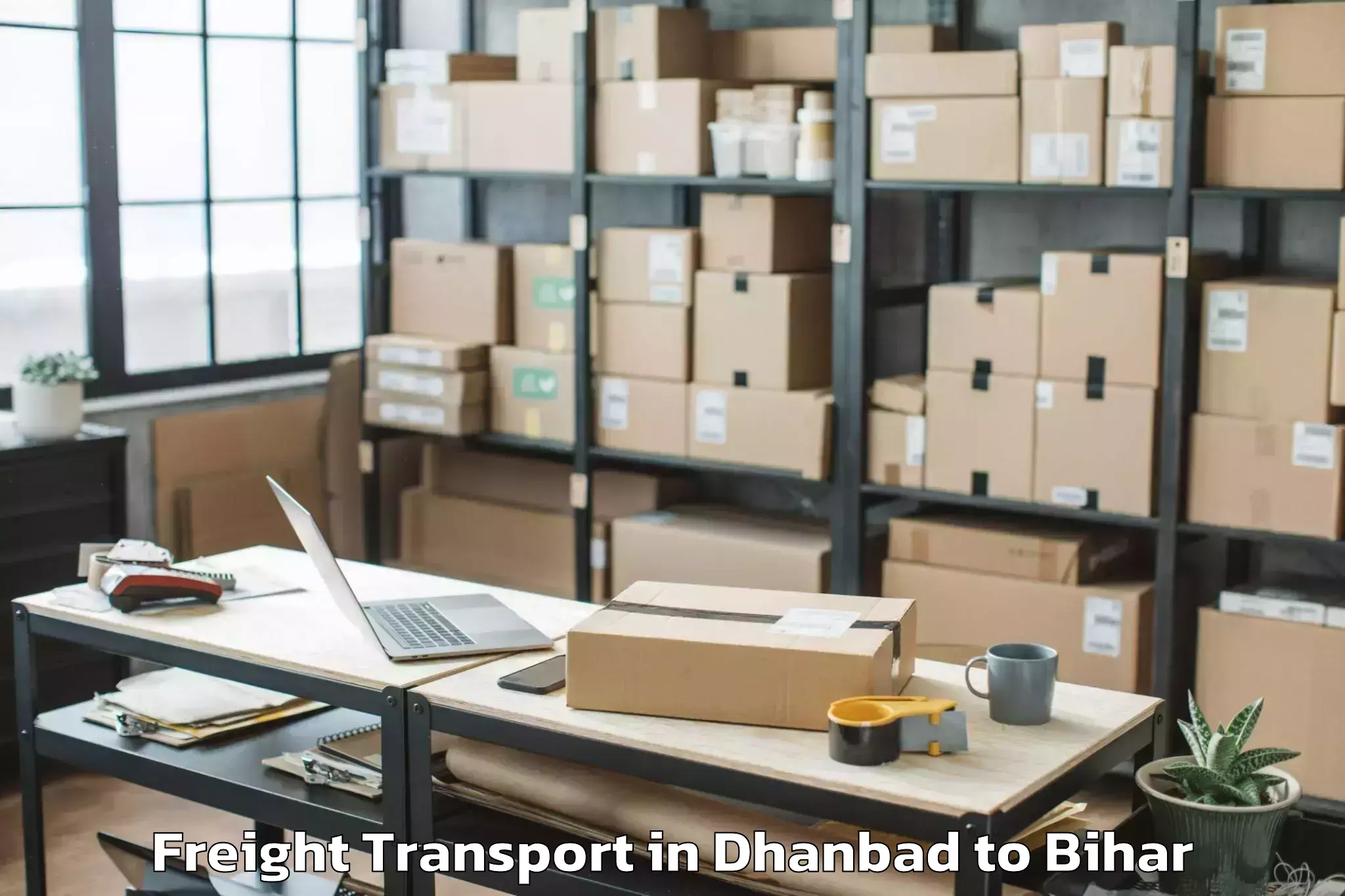 Easy Dhanbad to Ramnagar Champaran Freight Transport Booking